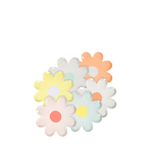 Pastel Daisy Canape Plates