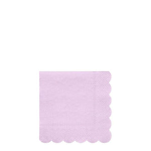 Lilac Scallop Edge Small Napkins