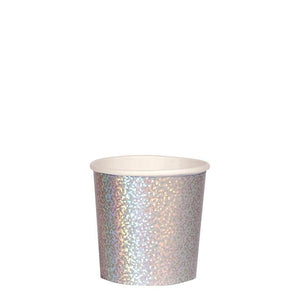 Silver Sparkle Tumbler Cups