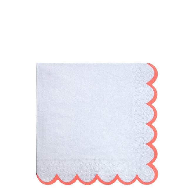 Pastel Neon Edge Large Napkins