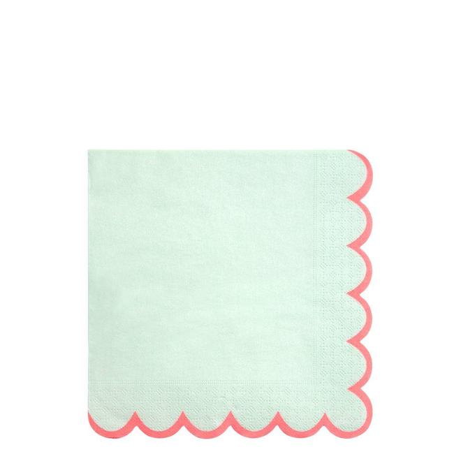 Pastel Neon Edge Large Napkins