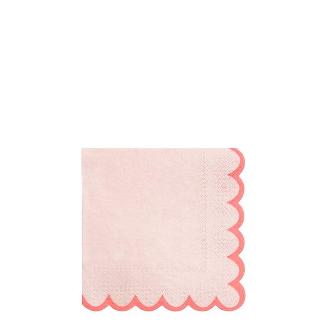 Pastel Neon Edge Small Napkins