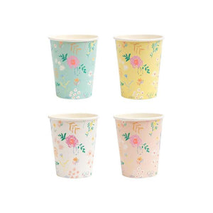 Wildflower Pastel Cups