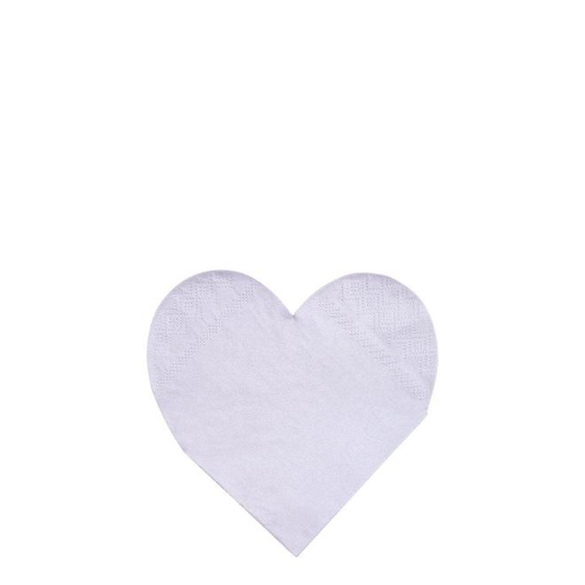 Party Palette Heart Small Napkins