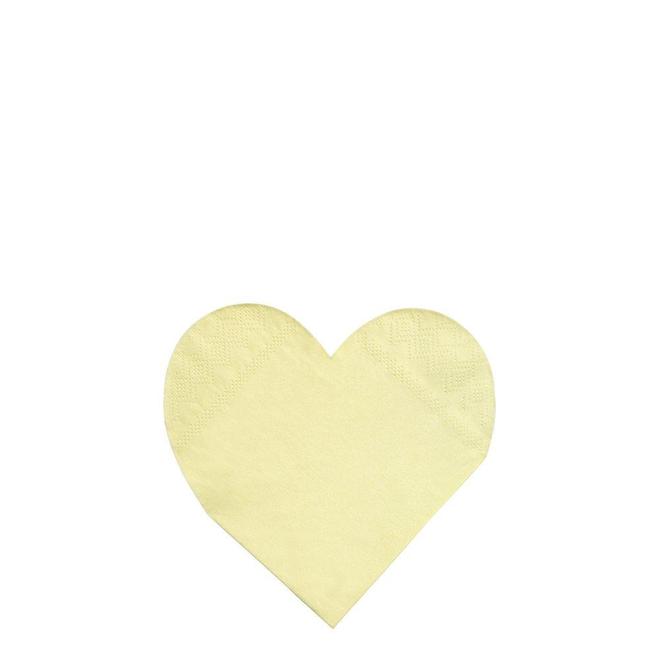 Party Palette Heart Large Napkins