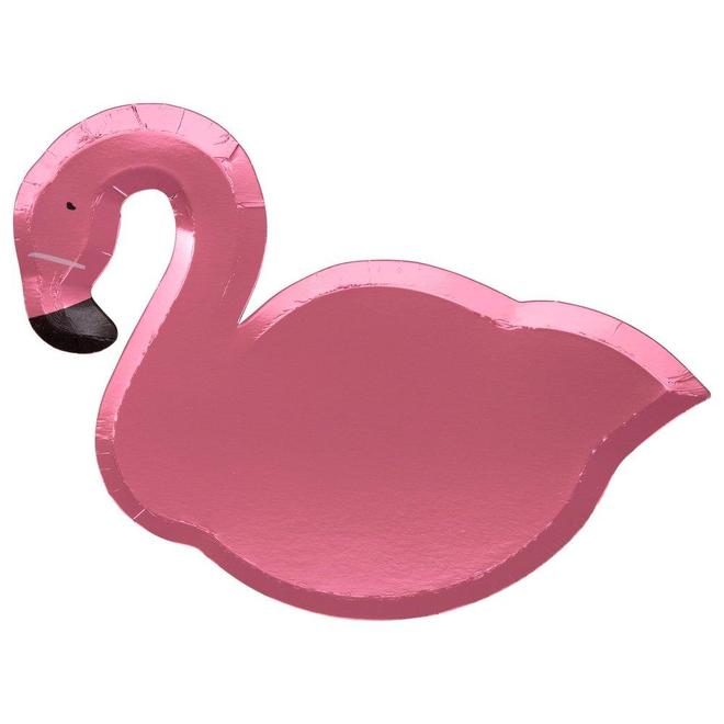 Pink Flamingo Plates