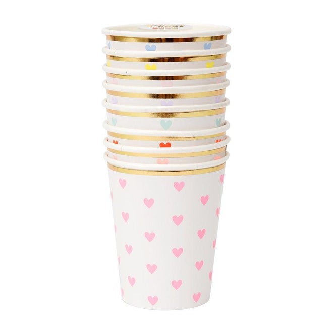 Party Palette Heart Cups