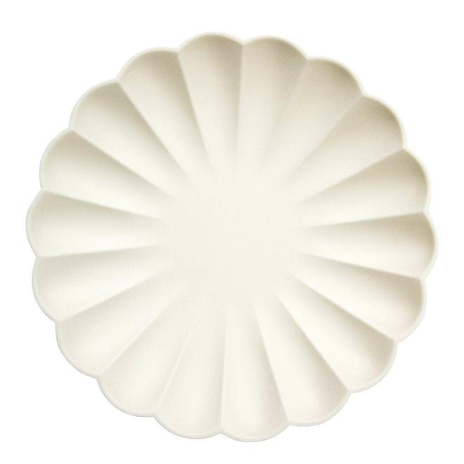 Cream Simply Eco Large Plates