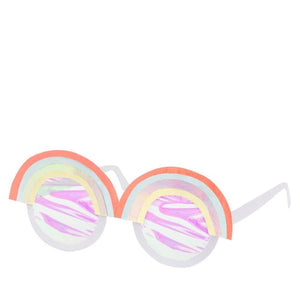 Rainbow Paper Glasses