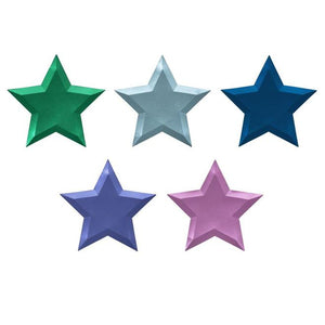 Metallic Foil Star Plates