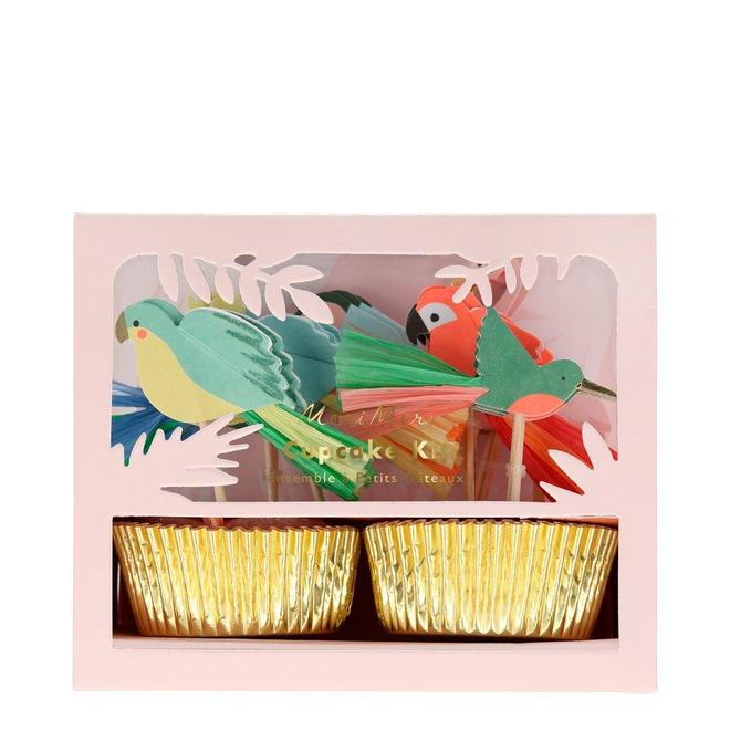 Tropical Bird Cupcake Kit