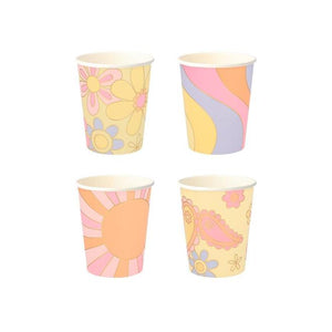 Psychedelic 60s Party Cups