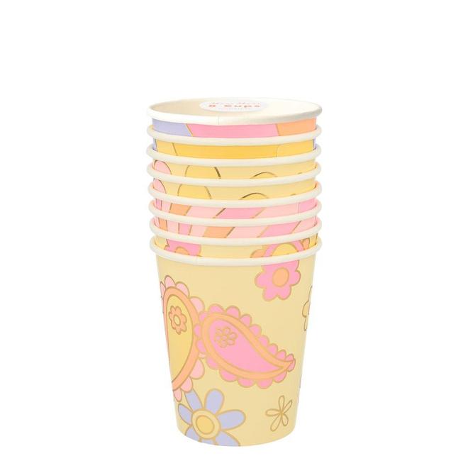 Psychedelic 60s Party Cups