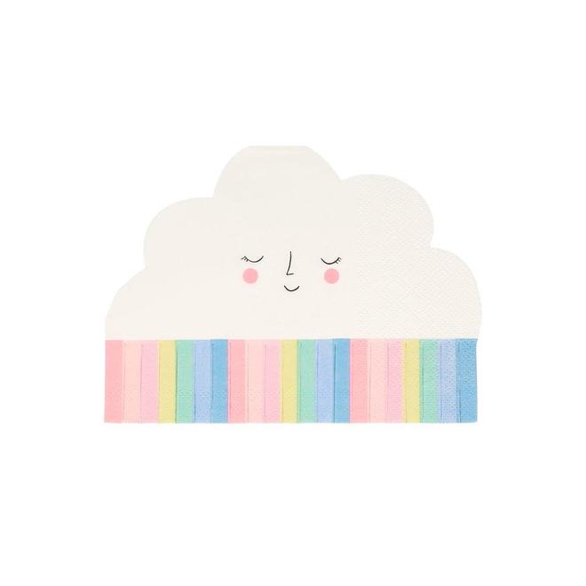 Rainbow Sun Cloud Napkins