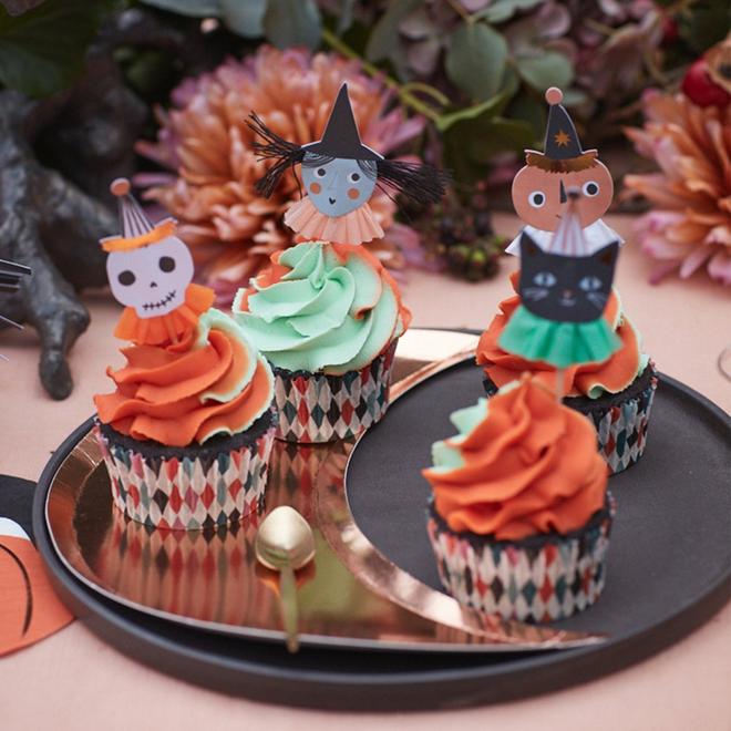 Vintage Halloween Cupcake Kit