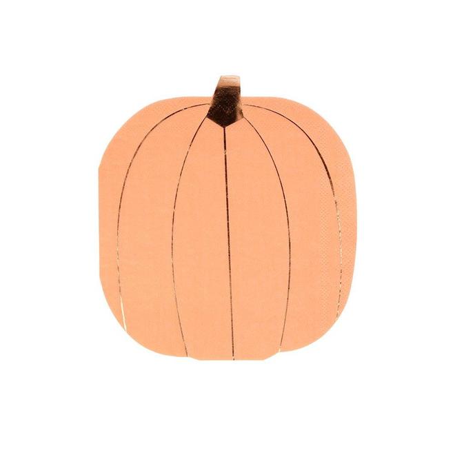 Pastel Pumpkin Napkins (set of 16)