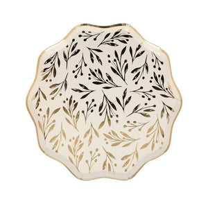 Gold Leaf Side Plates (set of 8)