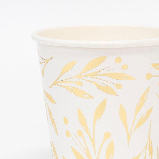 Gold Leaf Cups