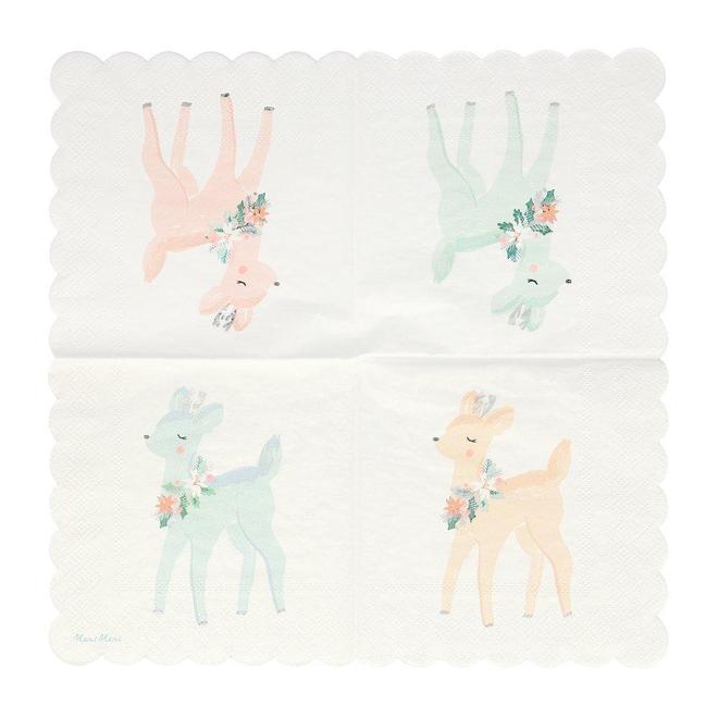 Pastel Deer Napkins