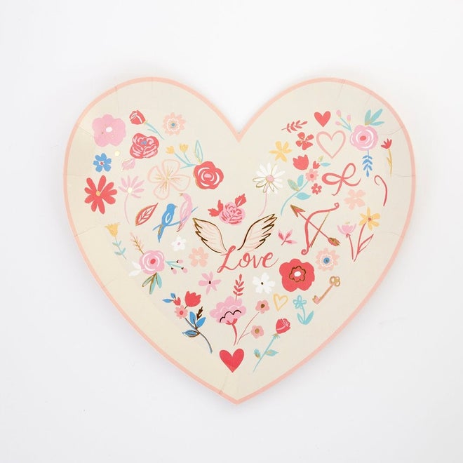 Valentine Heart Die Cut Plates