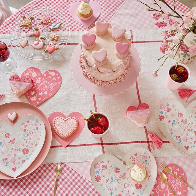 Valentine Heart Die Cut Plates