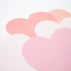 Pink Tone Small Heart Napkins