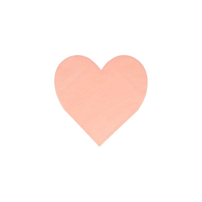 Pink Tone Small Heart Napkins