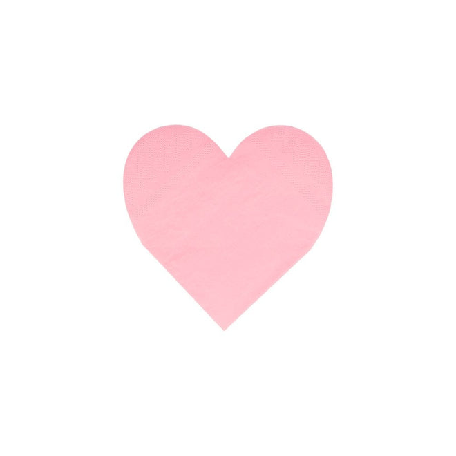 Pink Tone Small Heart Napkins