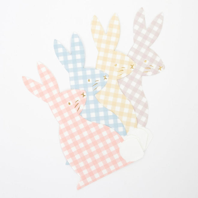 Gingham Bunny Napkins