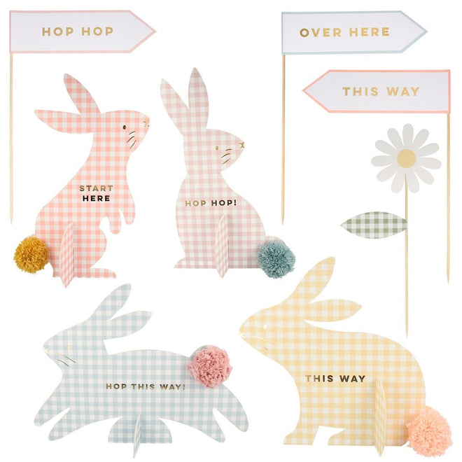 Gingham Bunnies Egg Hunt Kit