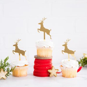 Reindeer Cupcake Toppers