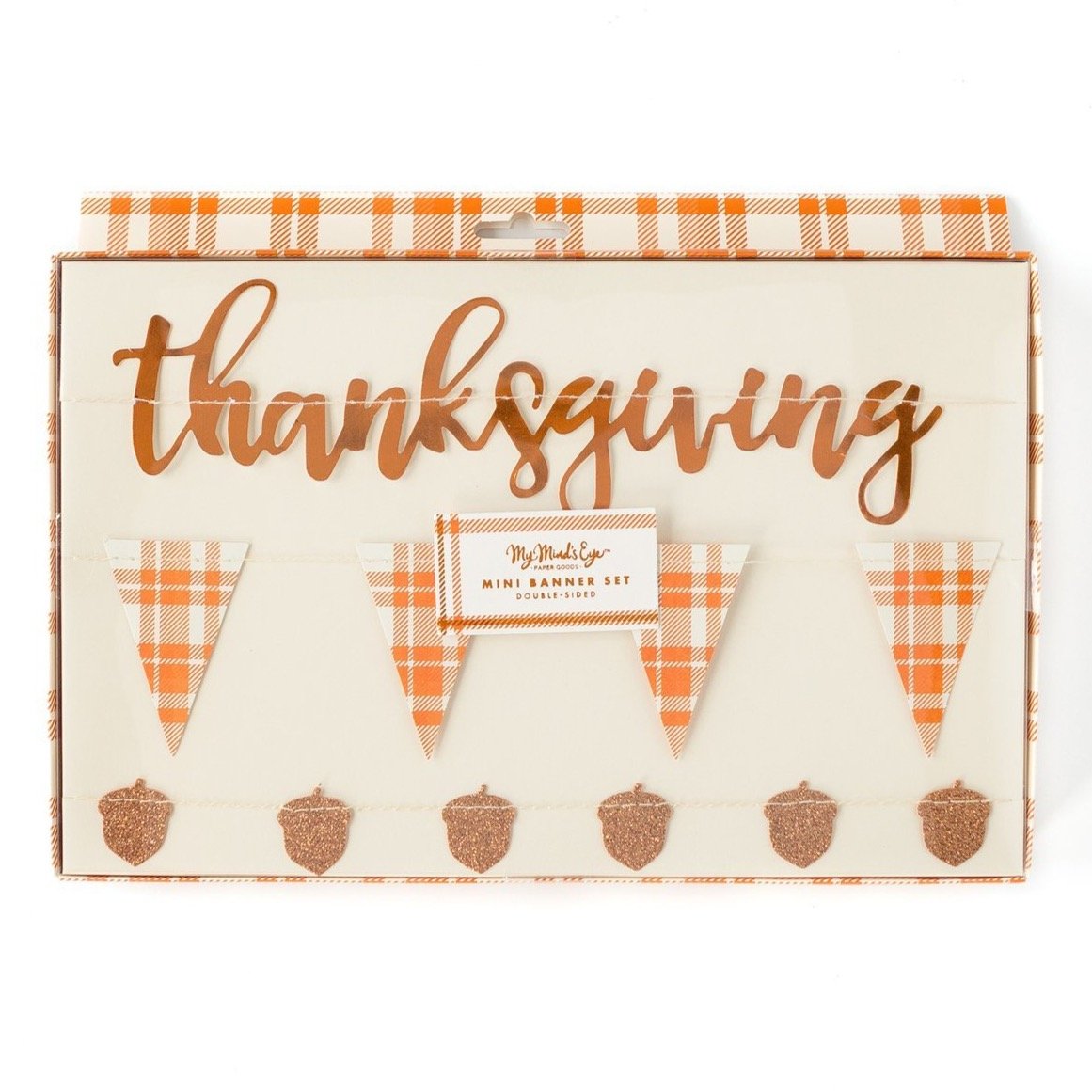 Happy Thanksgiving Mini Banner Set