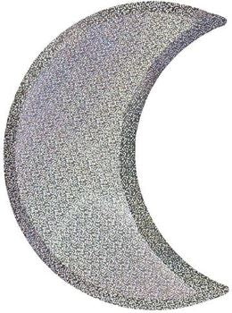 Silver Sparkle Moon Plates