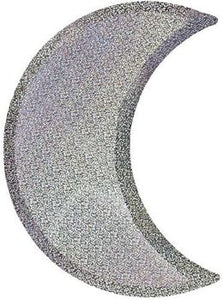 Silver Sparkle Moon Plates