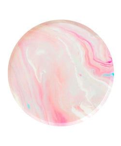 Pink Marble Plates (Large)