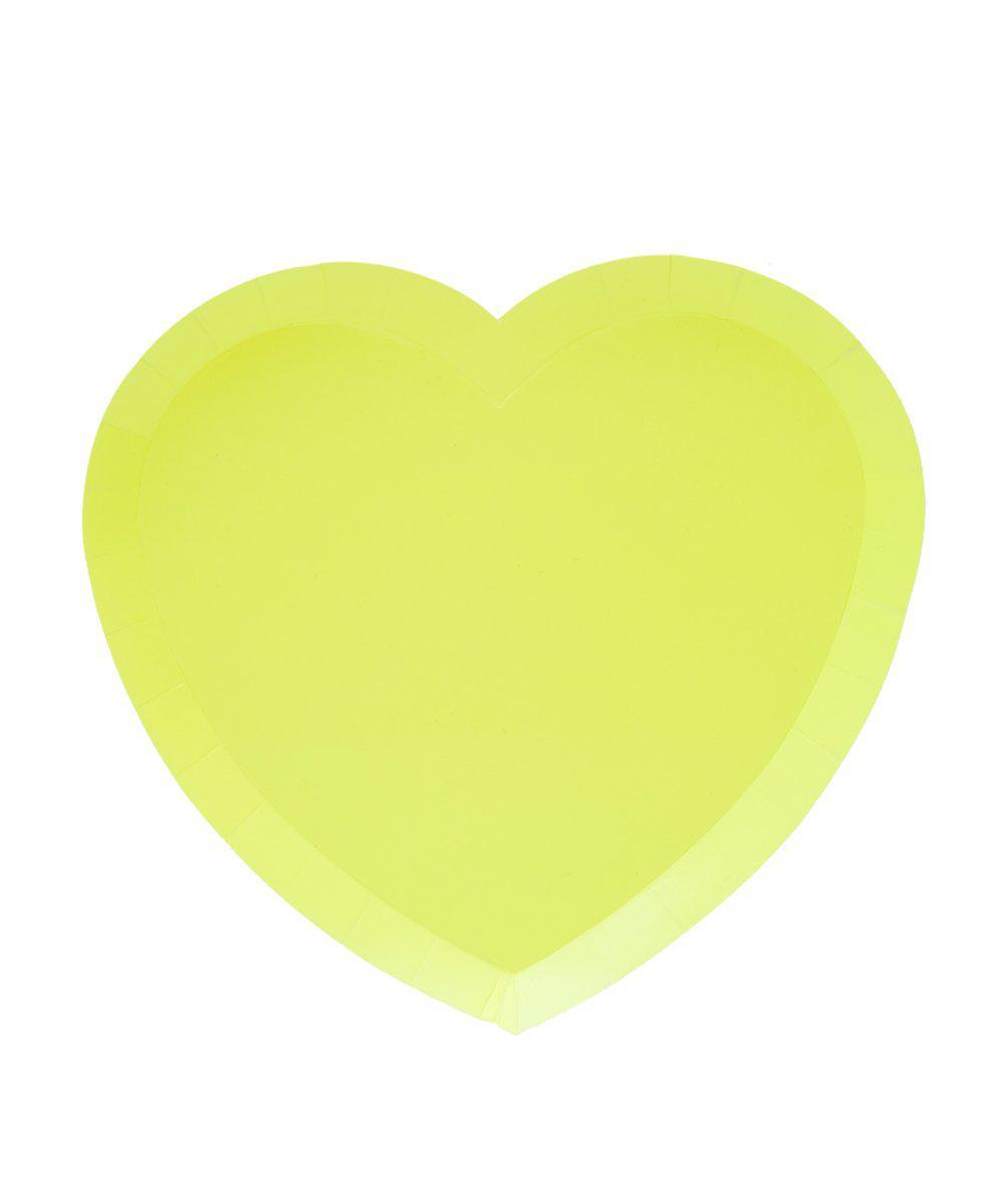 I Heart Neon Plates