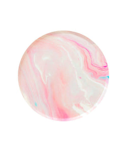 Pink Marble Plates (Small)