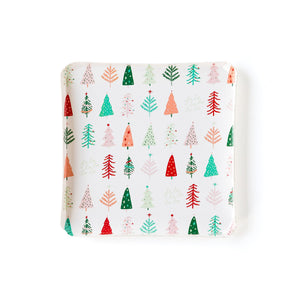 Fa La La Festive Christmas Trees Dinner Plates