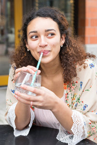 Basic Reusable Color Changing Straws - Red