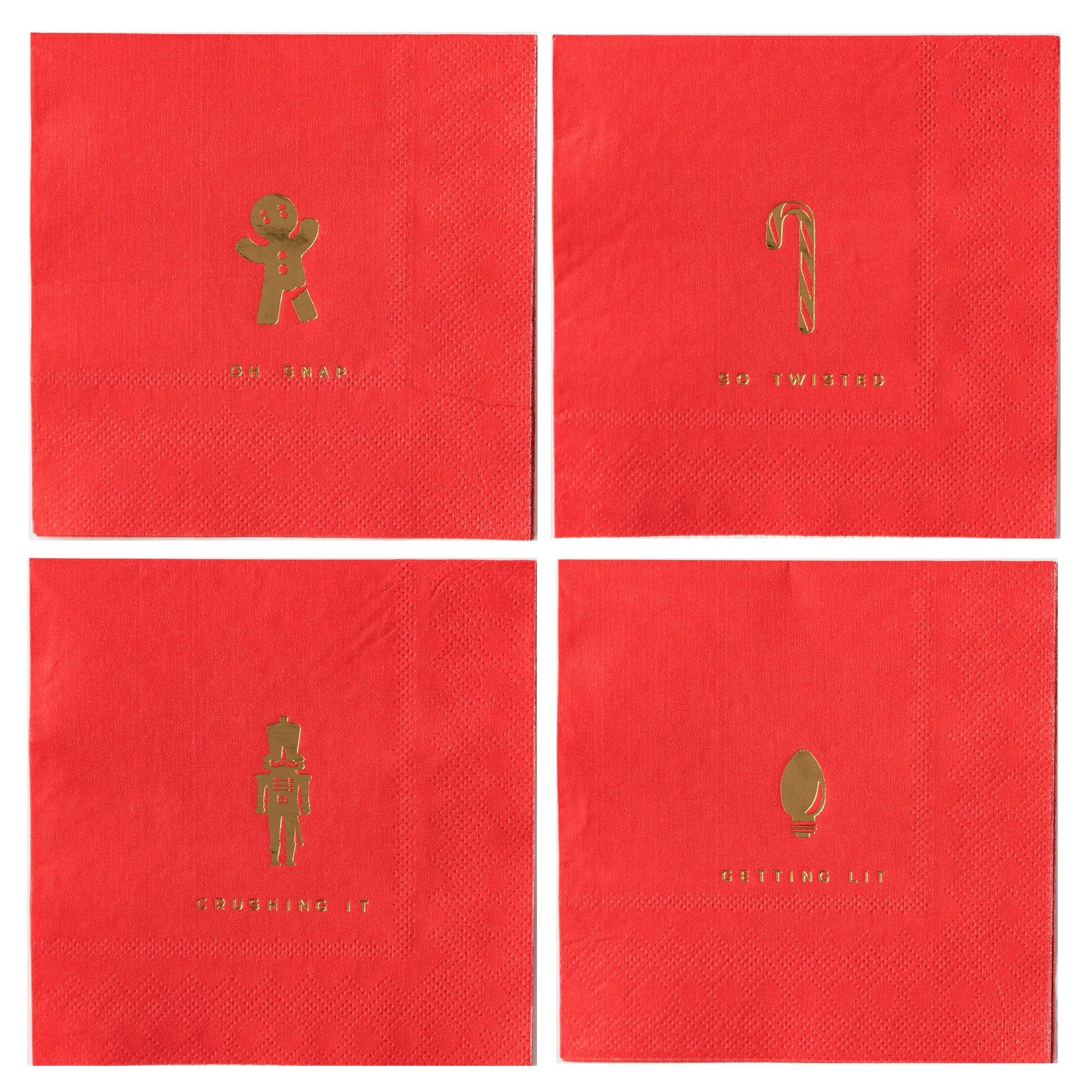 Holiday Cocktail Napkins