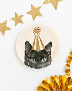 Party Animals Cat 7" Plates