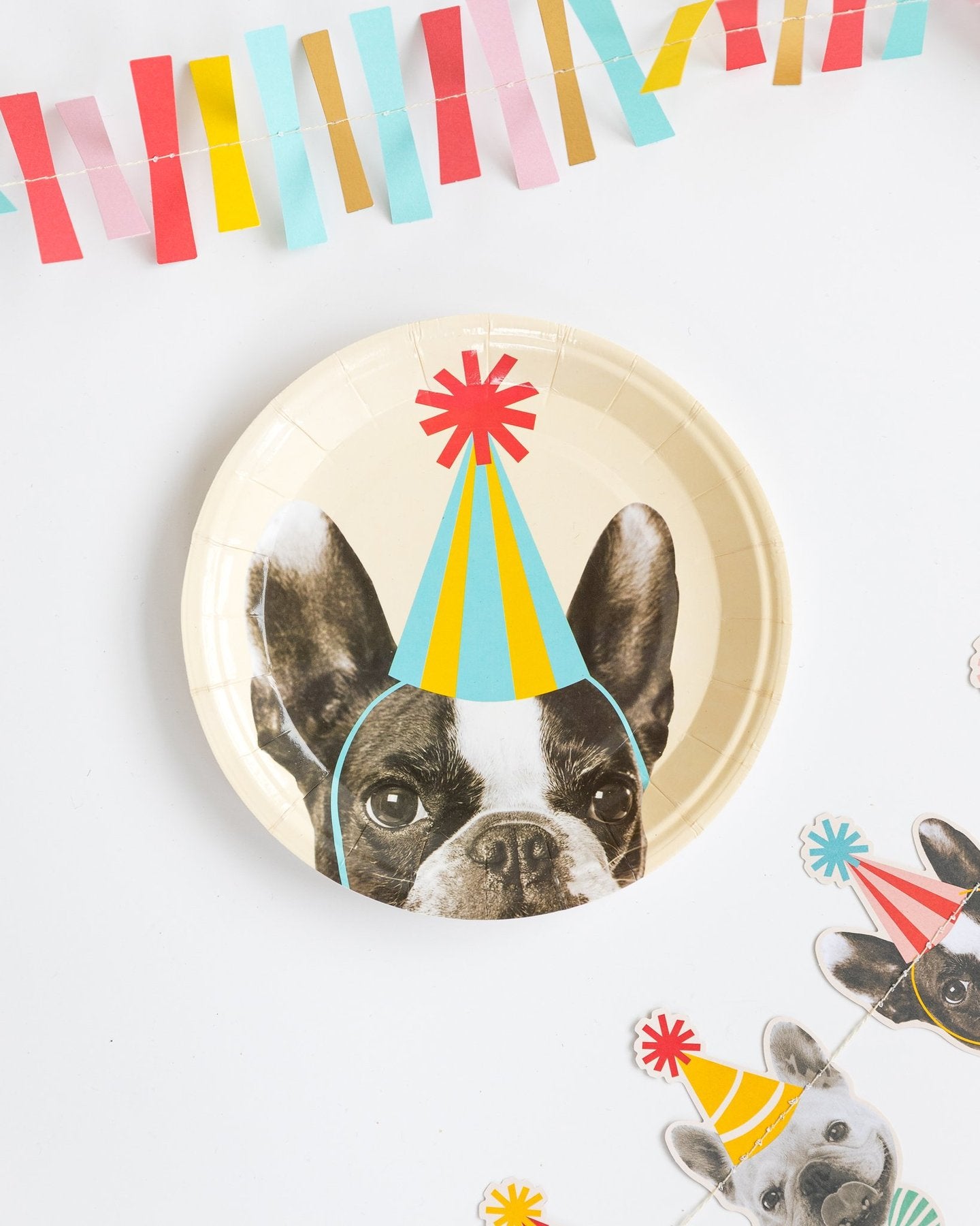 Party Animals Dog 7" Plates