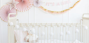 Cream Pom Pom Banner