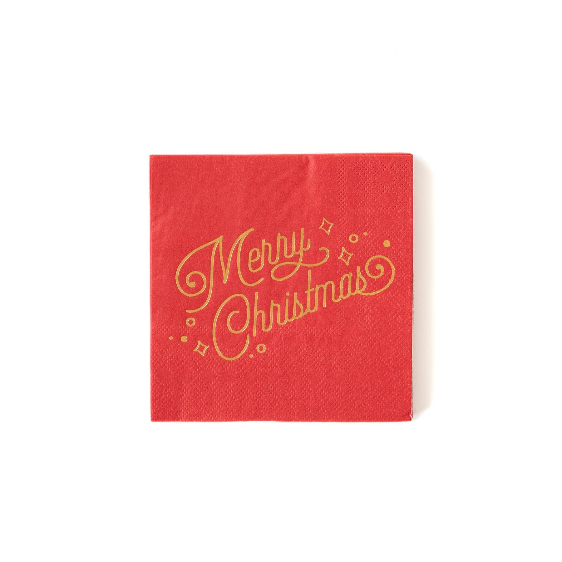 Merry Christmas Cocktail Napkins