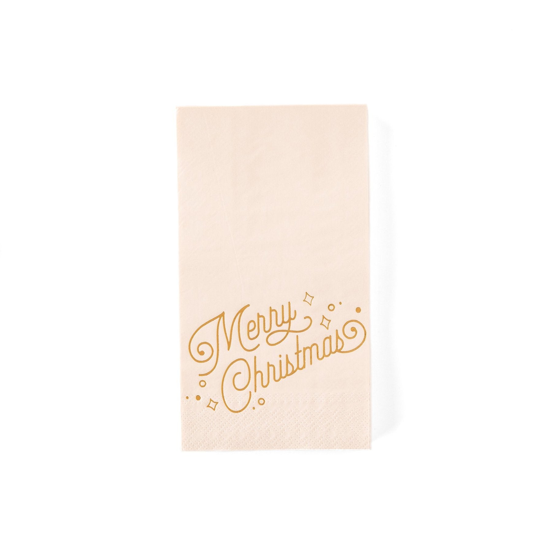 Blush Merry Christmas Napkins