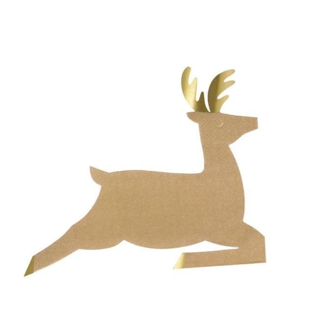 Leaping Reindeer Napkins