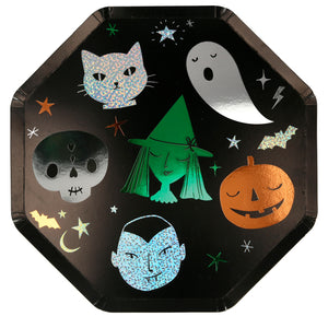 Halloween Motif Dinner Plates