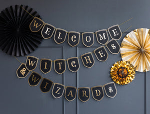 Spellbound "Welcome Witches and Wizards" Banner