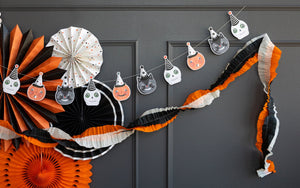 Vintage Halloween Crepe Festoon