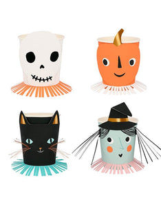 Vintage Halloween Cups (Set of 8)